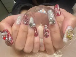 🍓ワンカラー🍓時間内　パーツつけ放題_4本まで🍓オフ別途料金