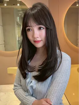 【社内講習用❣️】🉐縮毛矯正モデル🉐