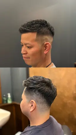 カット➕アイロンパーマ