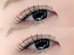 【学割U24】平日限定/フラットラッシュ120本/束感仕上げ