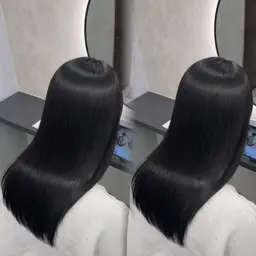 🫧 触れたくなる艶髪美髪矯正🫧美カット＋美髪縮毛矯正＋トリートメント