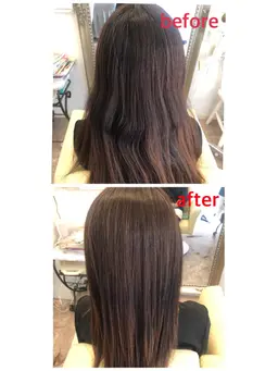 縮毛矯正　ロング料金別　ブロー込🎀髪の痛みによってお薬使お分けてますので安心してください✨