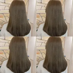 💎ロング料金なし💎ケアカラー➕Aujua2stepトリートメント➕超音波アイロン¥9700《艶髪・韓国ヘア・新宿》