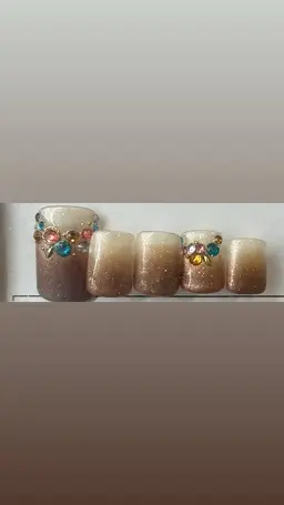 フットアート中（グラデ）※カラー変更可