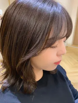 🌹韓ヘアシースルーバング☆(前髪＋おくれ毛)］前髪の巻き方も教えます