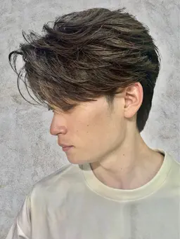 カット ＋フェザーパーマ