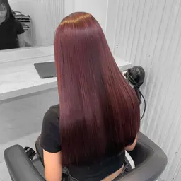 【🎀💖🌟大人気メニュー🎀💖💫】縮毛矯正+カット+ブリーチなしダブルカラー+高級髪質改善トリートメント