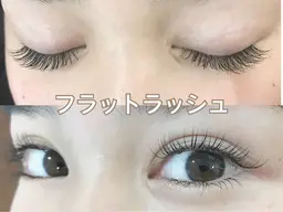【12月平日限定メニュー🌙】〈研修モデル〉フラットラッシュ✨付け足し​60本