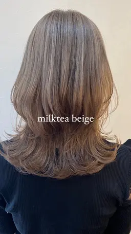 #カット+ダブルカラー+2stepトリートメント