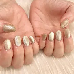 【オフなし】マグネットorフラッシュワンカラーネイル✨