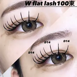 ✨️ダブルフラットラッシュ100束✨️オフ無料/カラー変更無料