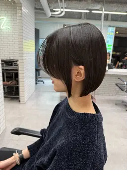 【minimo限定】Bob cut＋ケアカラー＋超音波tr＋頭皮ケアスパ✨※ボブにする方限定です。