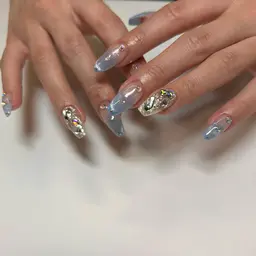 人気NO.1☆ジェル乗せ放題(アート、ストーン、ホロ、スタッズetc)