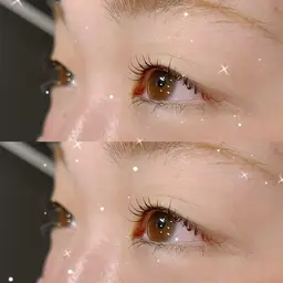 【撮影モデル】上まつげパーマ