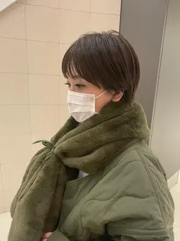 ☔️前髪縮毛or前パーマ☔️