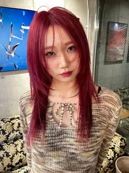 ブリーチ➕カラー➕トリートメント　　　　　　　　　　　　　　　ブリーチリタッチ➕カラー➕トリートメント