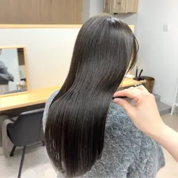 💫🦋似合わせカット＋ブリーチなしダブルカラー＋髪質改善トリートメント🦋💫 透明感/艶カラー/赤み消し/オリーブ系