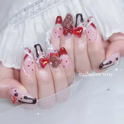 🍫minino限定💞オフなしチップ長さだし 10本アートし放題