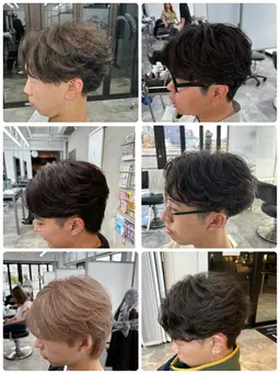 ドライだけでキマる❗️メンズカット＋ナチュラルパーマ