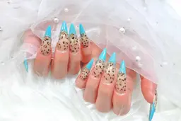 《チップ長さだし》持込デザイン180分パーツつけ放題(アート計6本-10本程度)