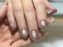 自爪持ち込みデザインネイル