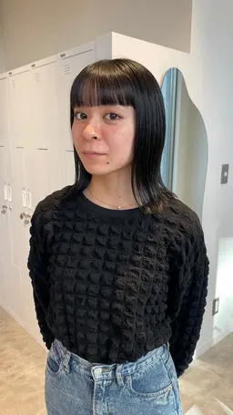 〔初回限定〕 透明感color + 保湿treatment 🪞 ／ カラー + トリートメント