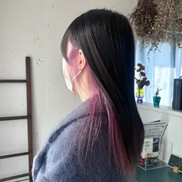 【🌷チラ見え🌷】インナーカラー・イヤリングカラー