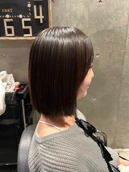 ボブカット➕髪質改善トリートメント