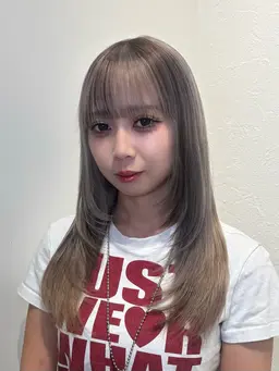 ダブルカラー×レイヤーカット