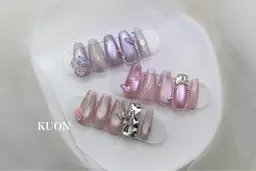 自爪ジェルパーツ4本乗せ放題🪄ソフトジェルオフ込み🪞4本以外はマグネットorワンカラーorフラッシュ