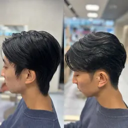 【カット➕パーマ➕カラー】《メンズ限定》  💜欲張りハッピーセット💙大幅イメチェンしたい方にうってつけです🐼💙