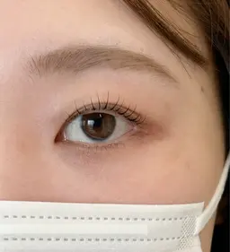 上まつ毛　ダメージレスまつ毛パーマ➕束感仕上げ　ケラチンTR付き🌟