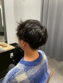 メンズカット＋パーマ