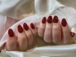 【チップ長さ出し10本】ワンカラー・カラグラ・ラメOK ¥8,800