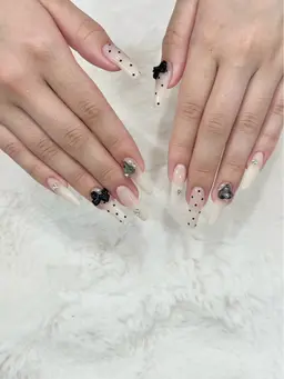 【チップ長さだし】持ち込み10本パーツ付け放題（オフ+1000円)