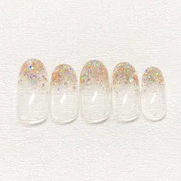 ラメグラデーション#オフィス#シンプル