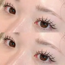 🦋アップワード🦋+フラットラッシュ120本 ¥8500/ 140本¥9000