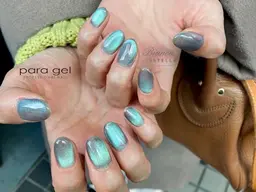 ハンド✋/オフなし【マグネットorキラキラフラッシュネイル🪞💫】神楽坂/飯田橋/パラジェル変更可🙆‍♀️