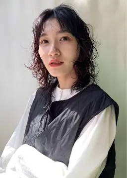 【今だけ限定メニュー✨】ミディアムウルフカット+パーマ🪡