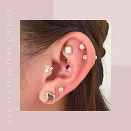 耳ツボジュエリー💎6粒（片耳3粒）