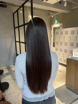 《２回目以降の方限定》さら艶✨縮毛矯正(リタッチのみ🆗)➕Aujua3stepトリートメント