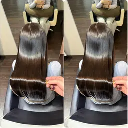 🌹リニューアル特典☺️前髪カット+縮毛矯正+薬剤除去+髪質改善