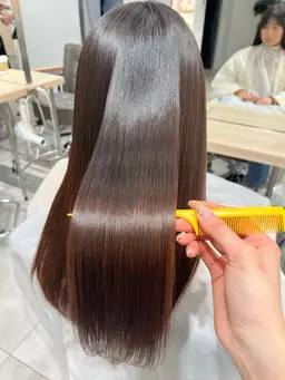 年内ラストご褒美メニュー❤️髪質改善カラー+髪質改善トリートメント「シャンプー・ブロー込み」🫧🍀✨