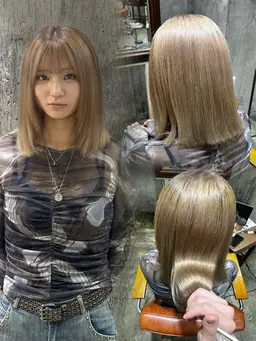 【⭐️ダブルカラー⭐️】⚡️ブリーチ＋カラー⚡️