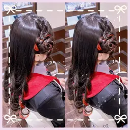 【イベント前に】🎀推しカラーエクステ(10本)＆ヘアセット🎀