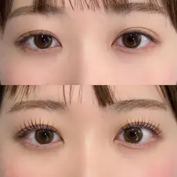 【人気No.1】上まつげパーマ+高保湿美容液仕上げ ✨束感◎(パリジェンヌに変更可)予約状況により時間調整する可能性有