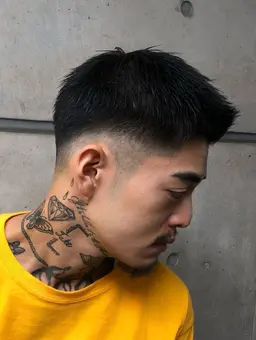 (メンズ向け)ヘアカラー＋薄毛予防ヘッドスパ