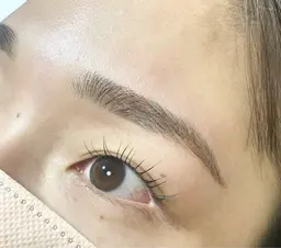 次世代パーマ+眉Wax脱毛