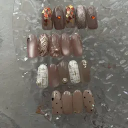 【選べるデザイン】シンプルアートネイル♪パラジェル使用◆