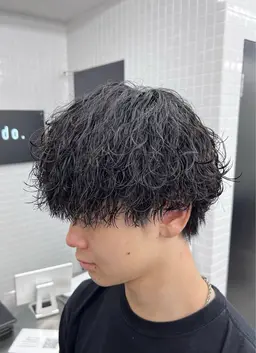 【メンズ限定⭕️モテ髪エロパーマ🌟】カット🌟特殊パーマ（波巻き、ツイスト、スパイラル）🤖